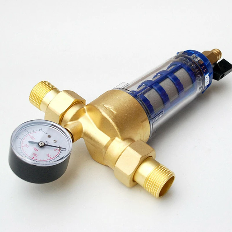 Hot Water Filter Stainless Steel Brass With Self-Service Function Easy To Clean Smart Shape Compact Design