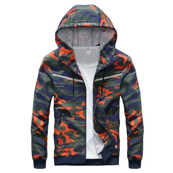 

Hoodie Men Mens Hoodies Sweatshirts Camouflage 2020 Autumn Winter New Sweatshirt Male Camo Hoody Jackets Zipper Plus Size 8XL