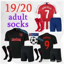 Атлетико Madrides футбол Джерси GRIEZMANN KOKE GABI JOAO FELIX Косты GODIN MORATA набор для взрослых Рубашка