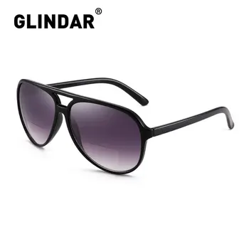 

Vintage Bifocal Sun Reading Glasses Men Women Retro Pilot Sunglasses Reader Double Bridge Diopter Magnifier Presbyopic