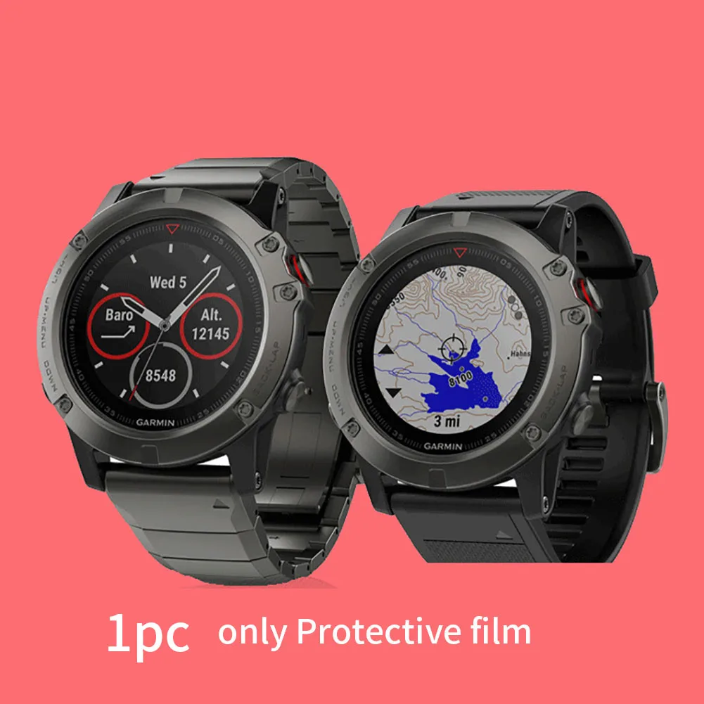

Tempered Glass Clear High Definition Waterproof Smart Watch Film Protective Screen Protector Anti Scratch For Garmin Fenix 5s