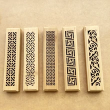 Натуральная китайская бамбуковая мини-ладана, ручная резьба, полый для ладана, палочка для автомобиля, дорожная ладана, горелка