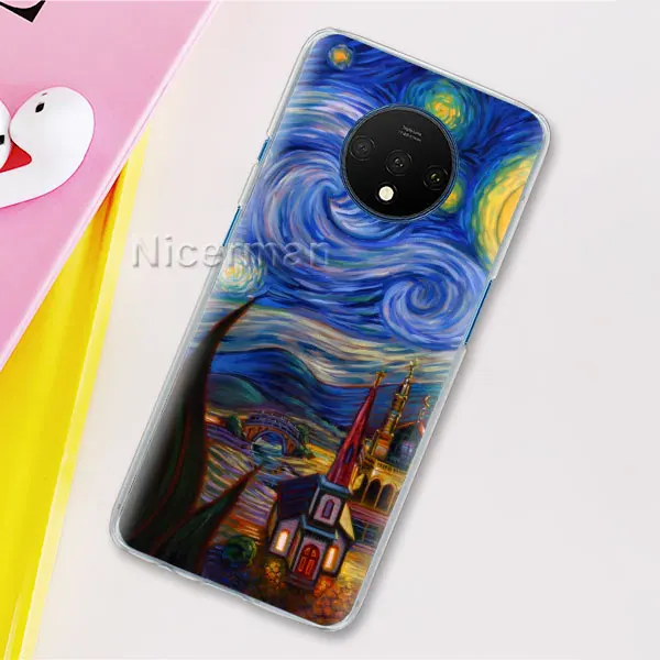 H07 Чехол для телефона Van Gogh starry night для Oneplus 7 7T Pro 7 7 Pro 5G 6 6T жесткий чехол - Цвет: H07
