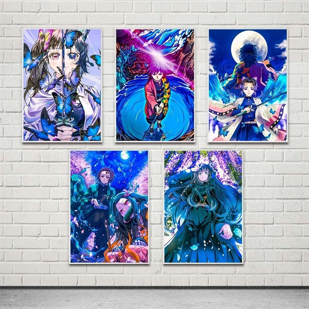 

Home Japanese Anime Role Decorative Blue Moon Fight Canvas HD Prints Paintings Modular Pictures Wall Art Poster Artwork No Frame