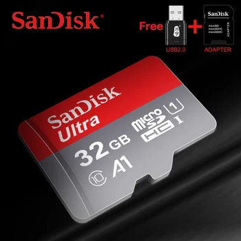 

SanDisk Micro SD Card Memory Card 16GB 32GB 64GB 128GB MicroSD Max 80M/s Uitra C10 TF card C4 8G cartao de memoria