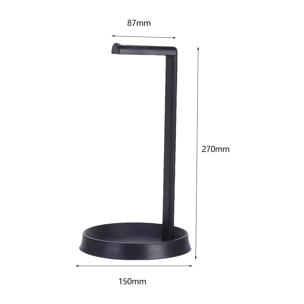 Headphone Stand Aluminum Holder Headset Holder Earphone Storage Rack Wall Desk Display Stand Ergonomic Design Save Space