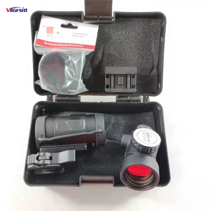 

Tactical MRO HD Holographic 1x Reflector Sight +3X Magnifier Sight Combination With 20mm Picatinny Rail Mounting Seat
