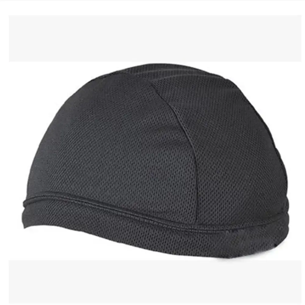 Влагоотводящая охлаждающая шапка с черепом, внутренняя подкладка, шлем, Шапка-бини, Спортивная быстросохнущая велосипедная шапка и xs