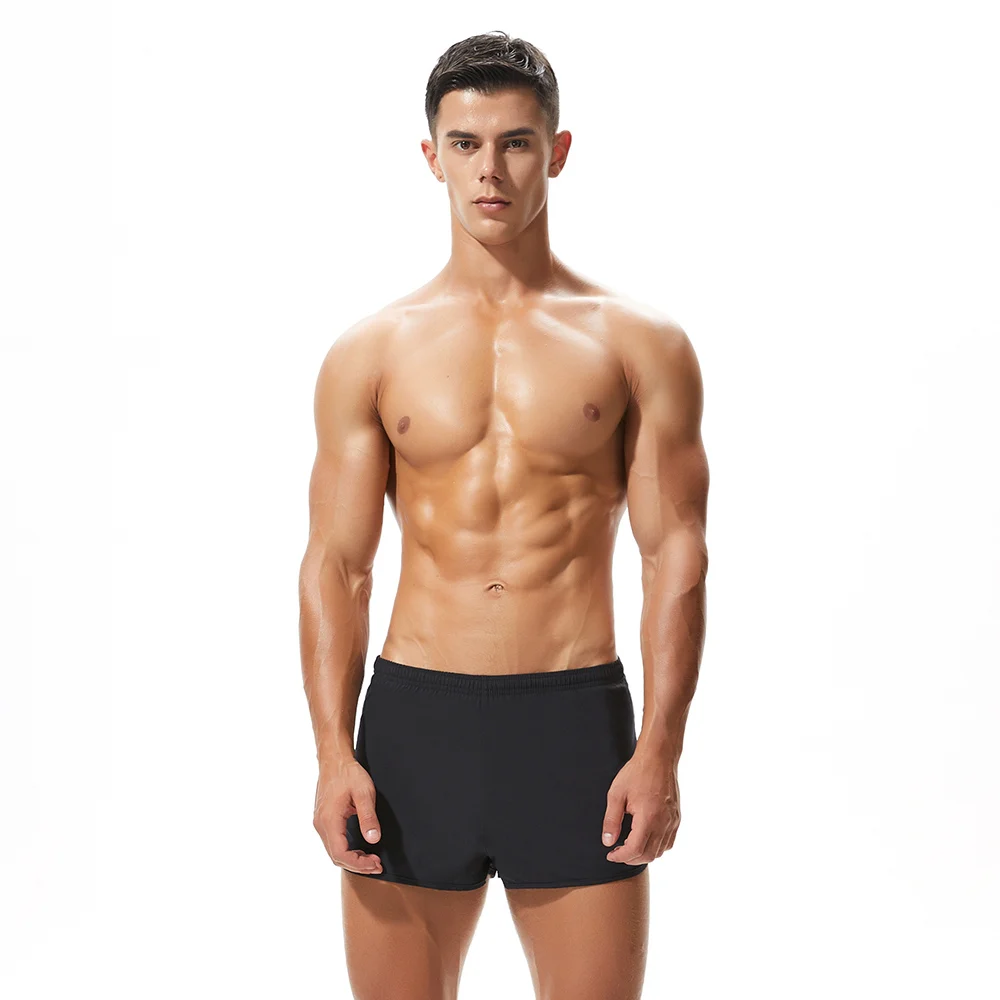 2 в 1 короткие Deportivo Hombre мужские спортивные шорты для спортзала Мужская спортивная одежда шорты для фитнеса марафон тренировочные шорты короткие мужские шорты для бега - Цвет: Черный