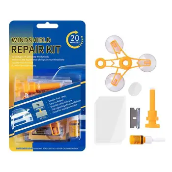 

Windshield Repair Kit Quick Fix DIY Car Wind Glass For Bullseye Chip Crack Tool