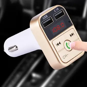 

Handsfree Universal Car Audio Modulator Wireless Handsfree Fm Transmitter Lcd Mp3 Player USB Car Charger