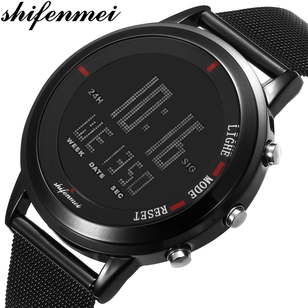 

Shifenmei Watches Mens 2020 LED Digital Clock Waterproof Sport Watches Outdoor Men Military Watch Mens Wrist Watches Male Gifts