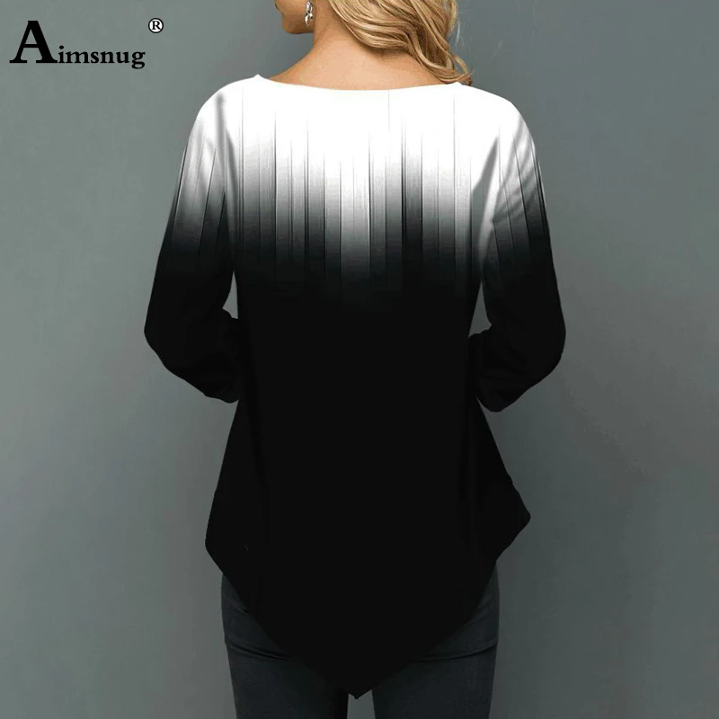 Plus size 4xl 5xl Women New Autumn Three-dimensional printing Tops Nine Points Sleeve Elasticity Female T-Shirt Casual Loose