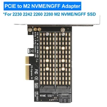 Adaptador PCIE a M2/M.2 tarjetas adicionales SATA M.2 SSD PCIE adaptador NVME/M2 PCIE adaptador SSD M2 a SATA PCI-E tarjeta M Key + B Key Cards