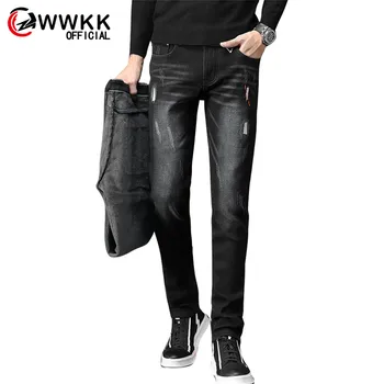 

Men's Jean Trousers Fashion Quick Dry Breathable High Quality Men Large Casual Skinny Straight Elasticity Jeans Pants Denim Pant
