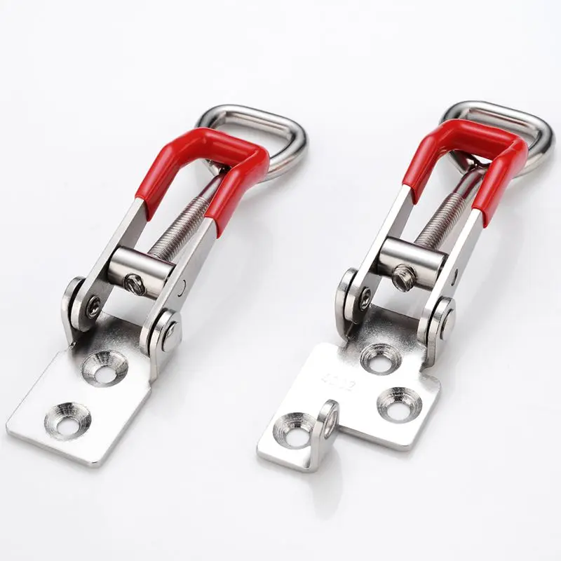 2pcs Toggle Latch Catch Clamp Adjustable Cabinet Boxes Lever Handle Lock Hasp For Sliding Door Furniture Hardware | Обустройство дома