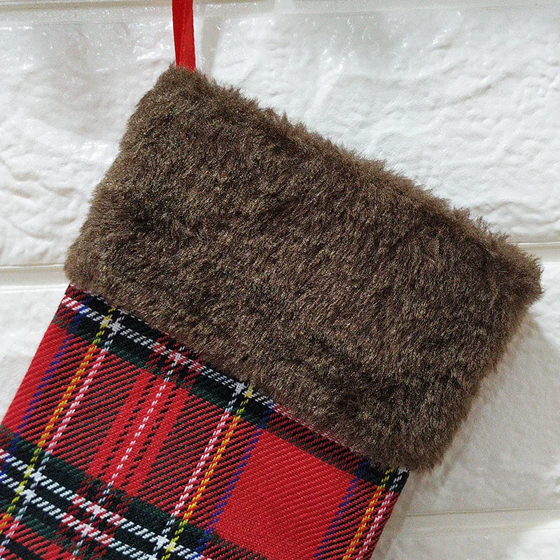 Рождественские носки с милыми орнаментами, праздничные вечерние рождественские украшения с елкой, Санта Клаус, сумки для конфет, подарок для детей