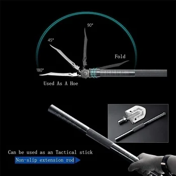 Outdoor Multi-purpose Shovel Garden Tools Portable Survival Folding Military Shovel Camping Defense Security Tools Dropshipping 4