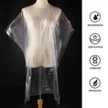 

50% Hot Sale 50Pcs Disposable Hairdressing Capes Cover Waterproof Perm Hair Cut Salon Apron