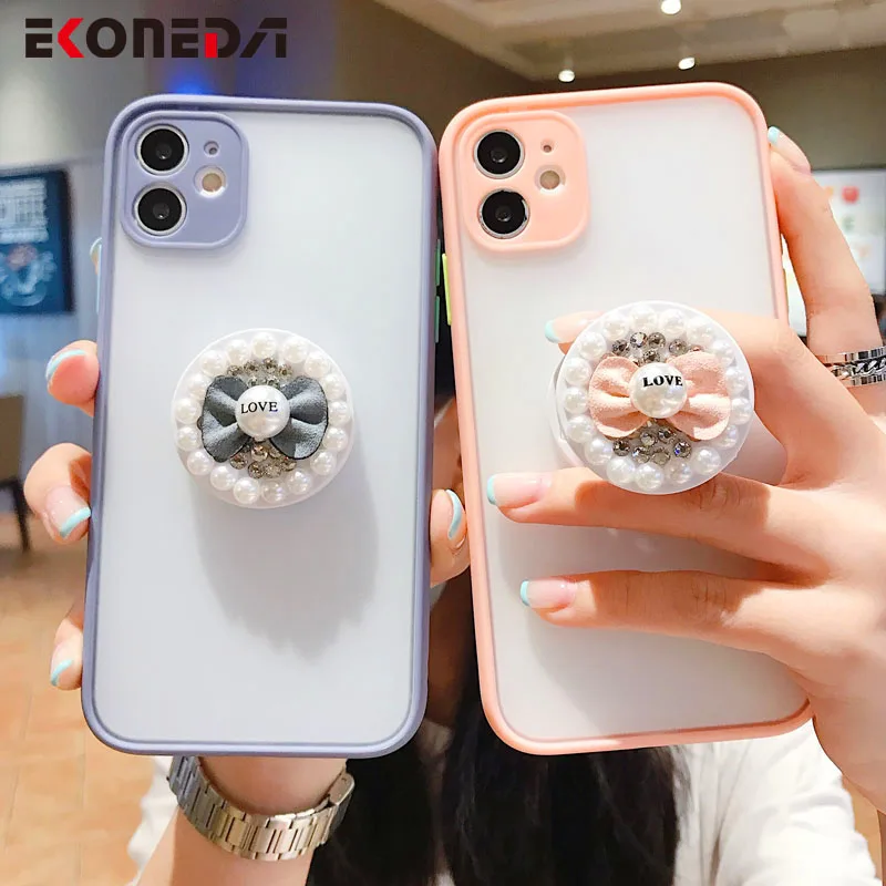 Чехол EKONEDA для телефона iPhone 11 Pro XS Max X XR SE 2020 6 6S 7 8 Plus роскошный чехол с подставкой и