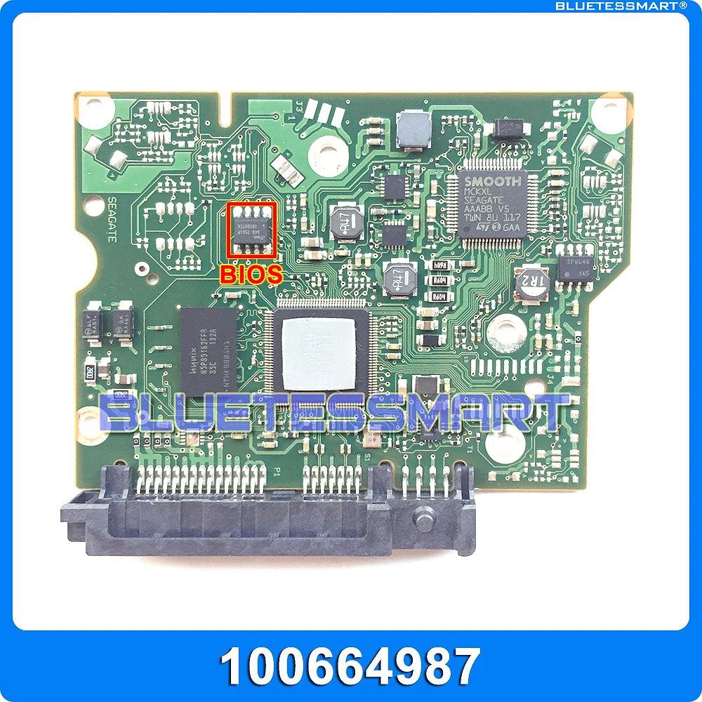 

HDD parts PCB logic board printed circuit board 100664987 REV A B for Seagate 3.5 SATA hdd data recovery hard drive repair