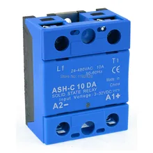 ASH-C-10DA одиночной фазы Инвертор постоянного тока в переменный 10A 24-480VAC твердотельные реле 10DA SSR