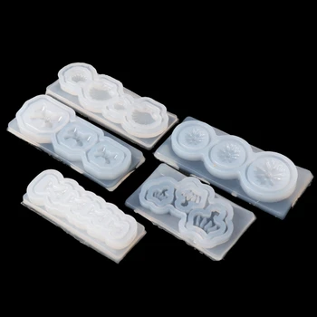 

9Pcs Silicone Nail Art Flower Wings Mold Epoxy Resin Jewelry Pendant Molds Set 634D