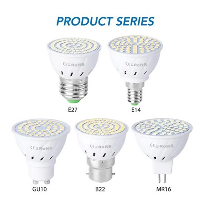 

6X Super Bright GU10/GU5.3/E27/MR16 2835SMD 9W 12W 15W LED Bulb Lamp 220V spotlight Warm White/Cold White led light
