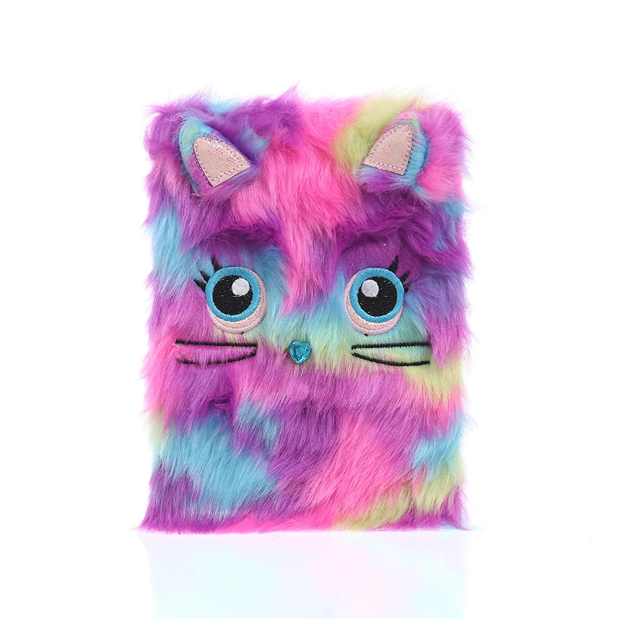 Book Hardcover Cartoon-Fur School Panda Cute Student with Line Notepad New Lovely Stationery