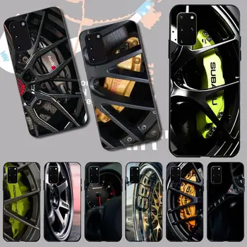 

PENGHUWAN Sports car wheel Newly Arrived Black Cell Phone Case for Samsung S20 plus Ultra S6 S7 edge S8 S9 plus S10 5G