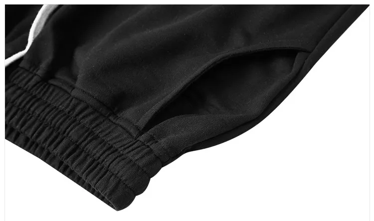 Men Drawstring Casual Joggers Loose Summer Shorts High Quality Hip Hop Streetwear Solid Elastic Waist Cotton Mens Beach Shorts