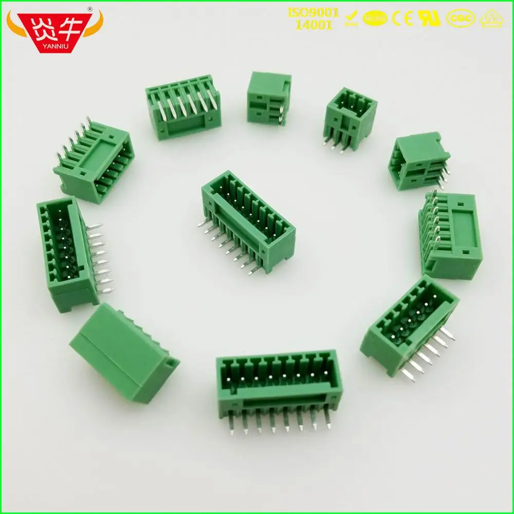 

KF2EDGR 2.5 2P ~ 12P PCB PLUGGABLE PLUG-IN TEMINAL BLOCKS 15EDGRC 2.5mm 2PIN ~ 12PIN MC 0,5/ 2-G-2,5 1881448 PHOENIX CONTACT