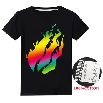 

Prestonplayz Summer New Children Clothes Cartoon Printed Kids T Shirts Casual Child T-Shirts Baby Boys Girls Tee Top Alan walker