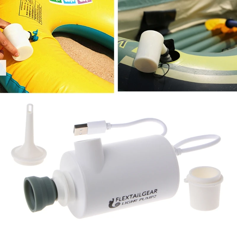 Водонепроницаемый мини легкий воздушный насос USB зарядка для надувных быстро надувать дефлят