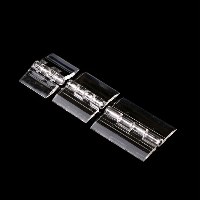 10Pcs/Lot Plastic Folding Hinges Transparent Hinge Durable Clear Acrylic Hinge Tools cabinet door hinges,furniture hinge,cabinet hinges,stainless steel door hinges,wooden box hinge,brass hinges,bronze butterfly hinges