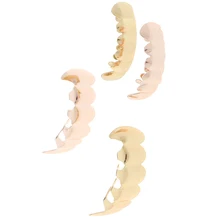 Горячая Косплей вечерние ювелирные изделия в виде зуба, подарок, красочные хип-хоп золотые зубные решетки, верхние и нижние грили, зубные зубы, колпачки