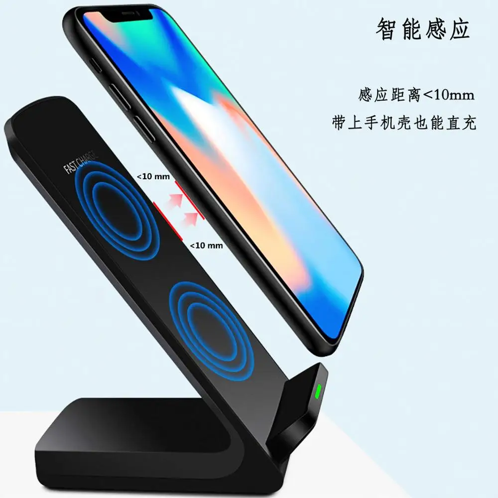10 Вт Универсальный QI Беспроводной Зарядное устройство для iPhone X11 pro max XR xs max X 8 7 6s плюс для samsung S10/9/8 huawei P30 P20pro зарядки