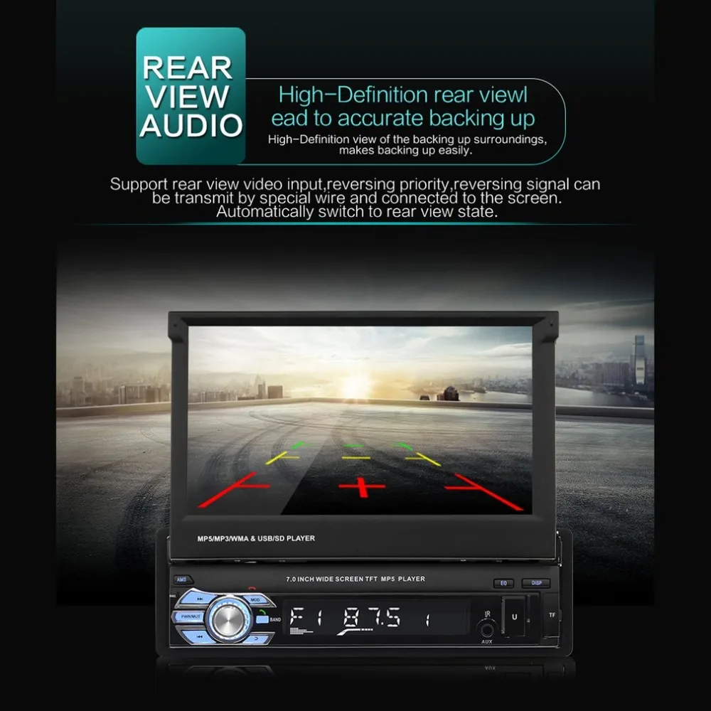 Автомагнитола стерео аудио MP5 плеер безопасная цифровая карта пульт дистанционного управления SWM-9601 Основные аксессуары