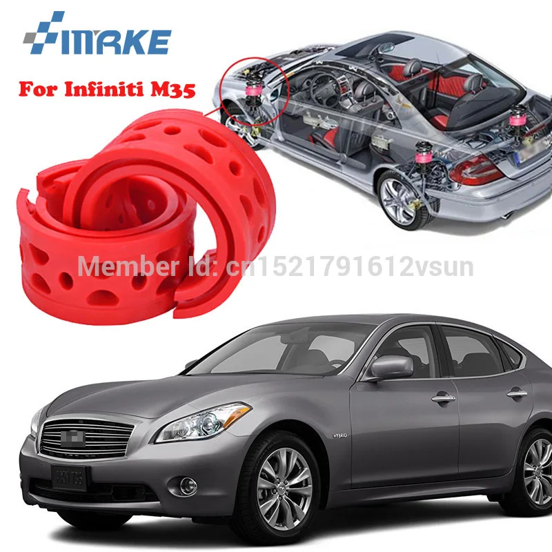 SmRKE для Infiniti M35 высококачественный передний/задний автомобильный амортизатор, пружинный бампер, силовая Подушка, буфер