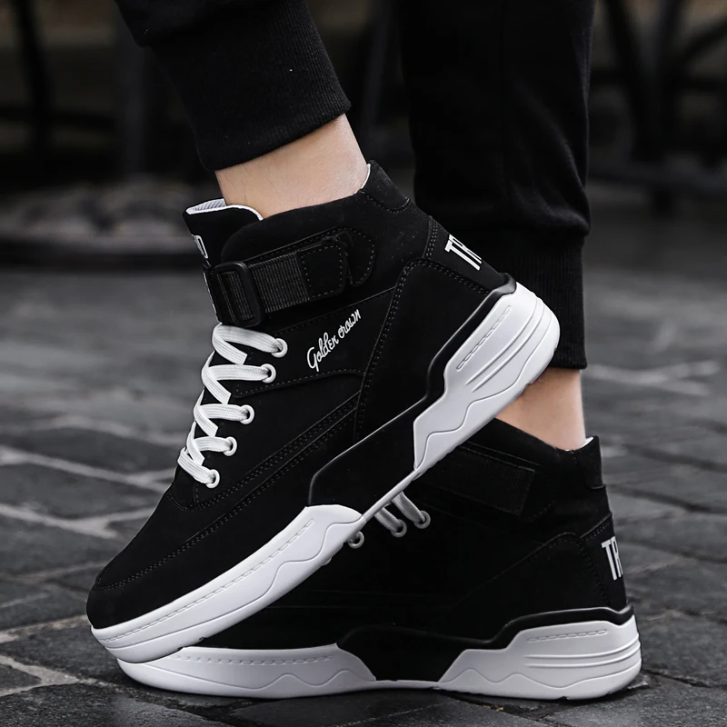 Tanie Trend mężczyźni buty zimowe męskie buty ciepłe kostki Botas Hombre dla mężczyzn dorywczo Plus aksamitna moda pluszowe zimowe trampki męskie buty