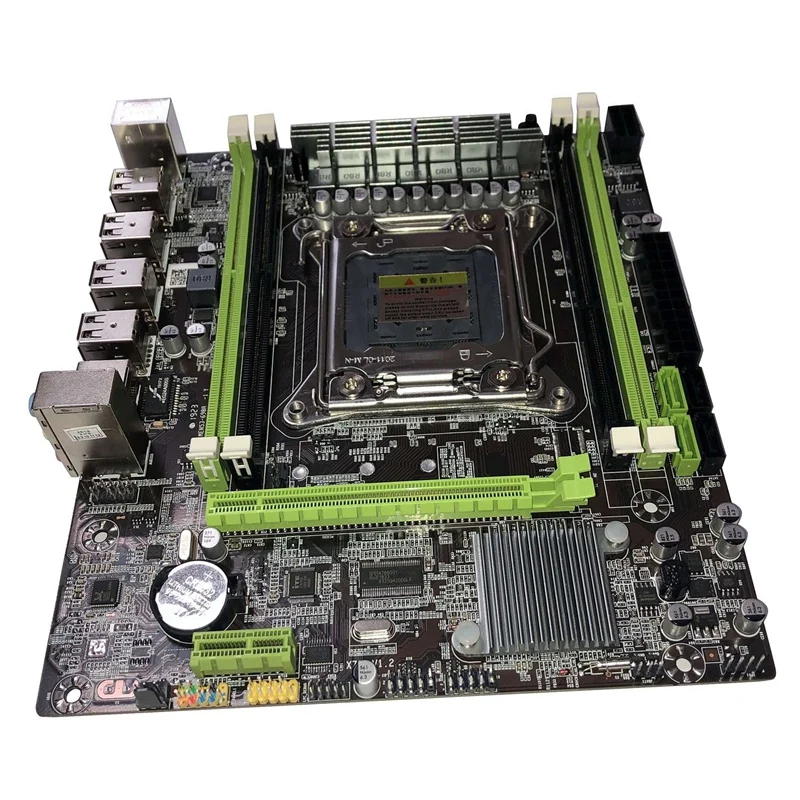 X79 материнская плата Lga 2011 4xDdr3 двухканальный 64 Гб памяти Sata 3,0 Pci-E 8Usb для настольных ПК Core I7 Xeon E5