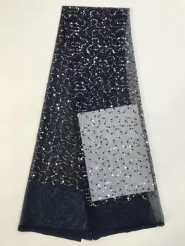 

New Sequin Embroidery lace Fabric Tulle Mesh Retro DIY Lace Fabric Accessories FD826