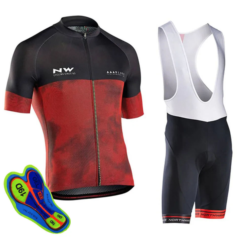 No.8 Новинка, NW велосипедная майка, короткая Джерси, Ropa De Ciclismo, комплект одежды для велоспорта, одежда для велоспорта, гелевая Подушка 19d, дышащая - Цвет: No.8