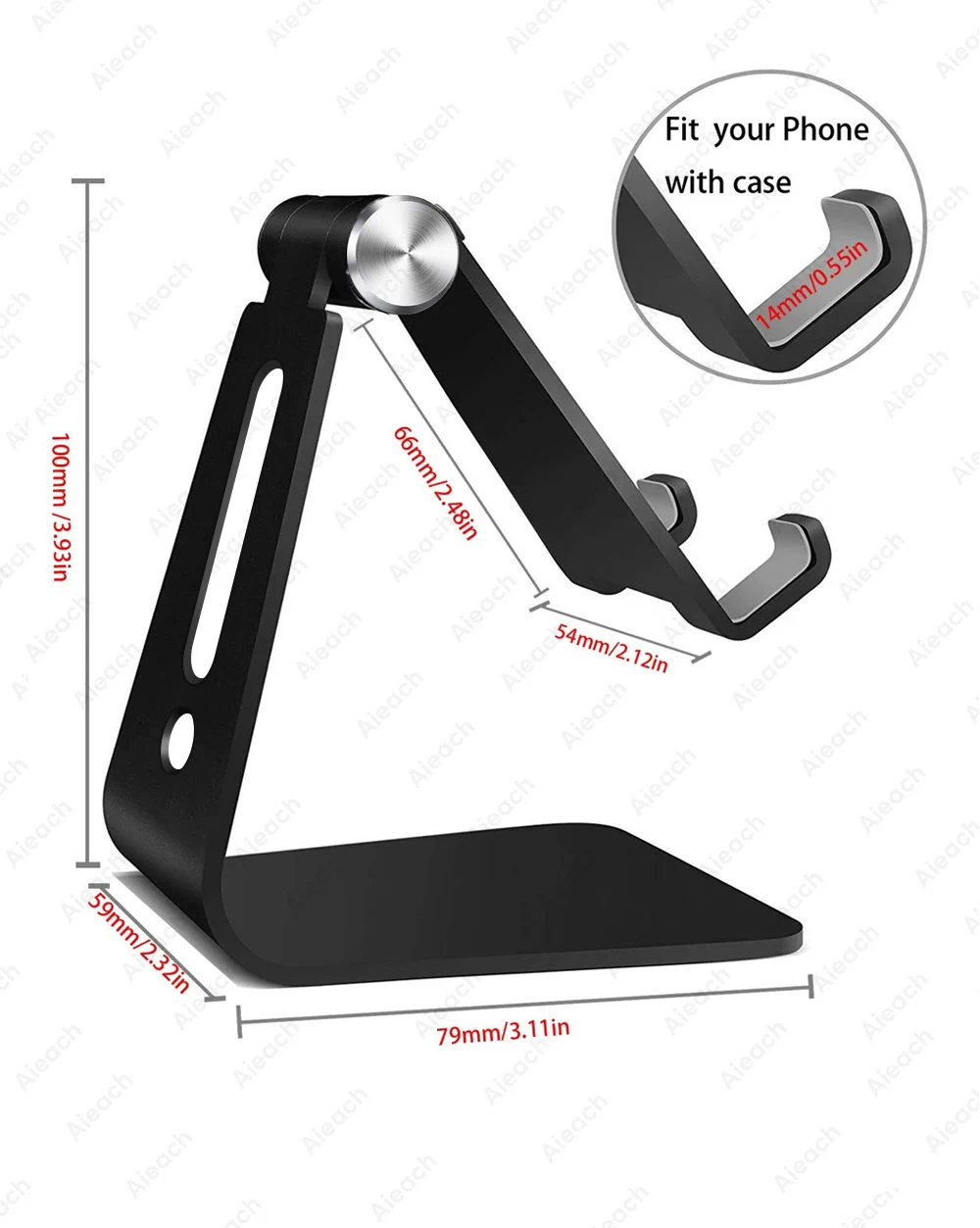 VUUV Desktop Holder Tablet Stand For ipad 9.7 10.2 10.5 11 inch Rotation Aluminium Tablet Stand secure For Samsung Xiaomi wooden tablet stand