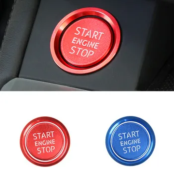 

20x Aluminum Alloy Start Engine Stop Button Cover Trim Frame Ring Decorative for Audi A4L A5 A6L A7 Q5 Q5L Q7