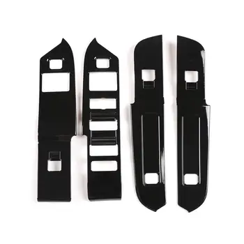 

Car Accessories For Land Rover Defender110 130 2020ABS Black Window Lift Switch Buttons Frame Cover Trim Right Hand Drive