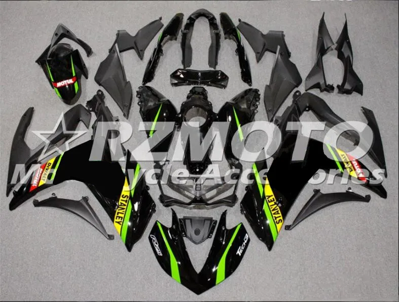 black 4 подарки ABS литьевая форма мотоцикл Обтекатели подходит для YAMAHA R3 R25- 15-19 капот кузова набор черный крутой - Цвет: black
