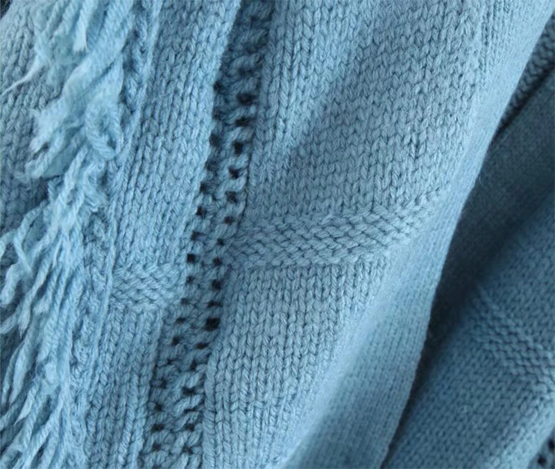 KIYUMI свитер женский кардиган толстый популярный свитер кардиган с длинными рукавами Топы с кисточками свободный осенне-зимний свитер кардиганы