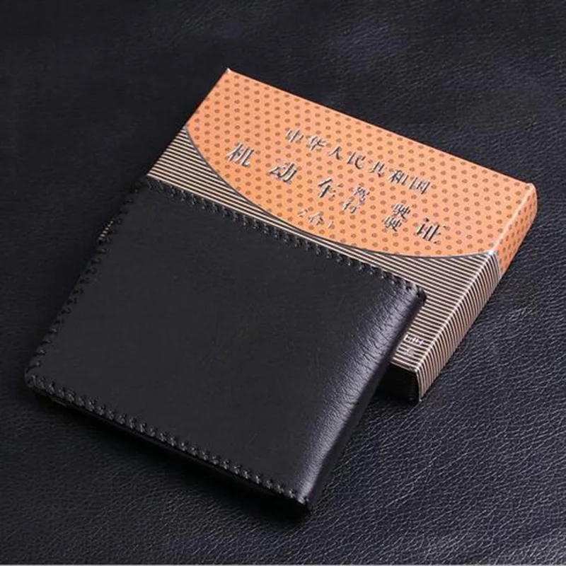 Wholesale Hair Customizable Driving License Leather Case Motor Vehicle "Driving Licence Case Universal Document Package Document