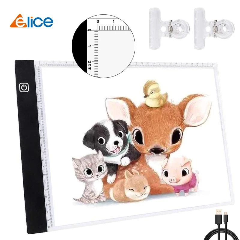 

A4 LED Light Pad for Diamond Painting, USB Powered Light Board Kit, Digital Graphics Tablet for Drawing Pad Art Painting board